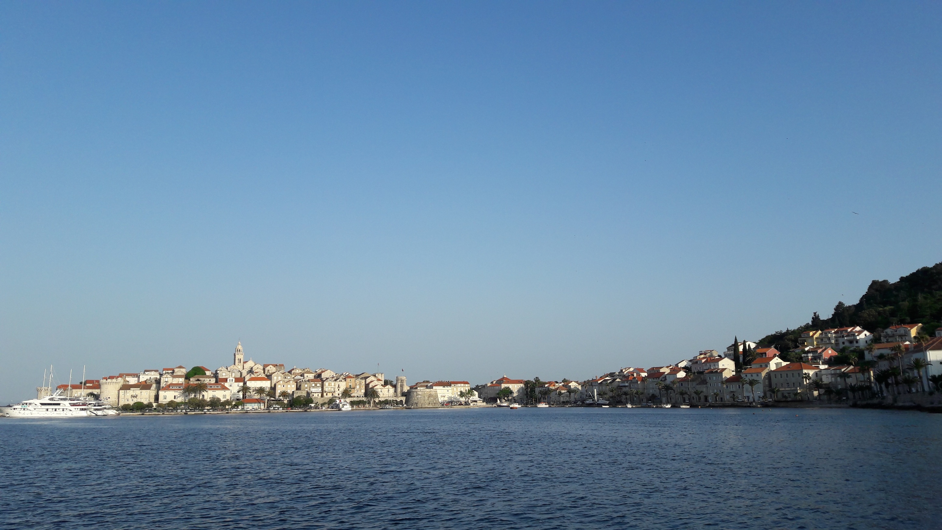 Korcula from the sea side