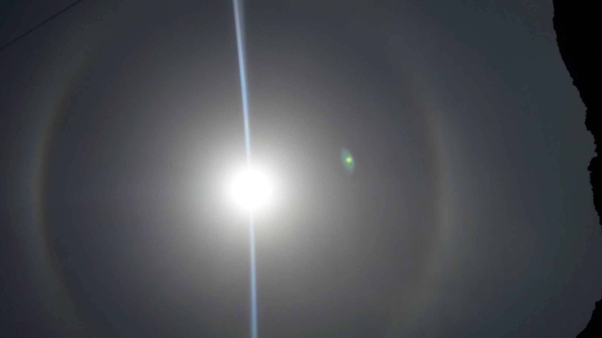 Another Halo predicting the bad weather to come